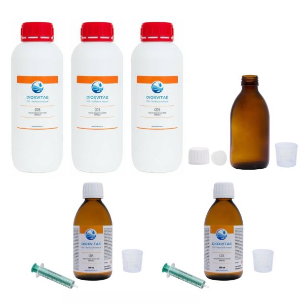 3 CDS de un 1 litro + 2 CDS de 250 ml + 1 envase de 250 ml